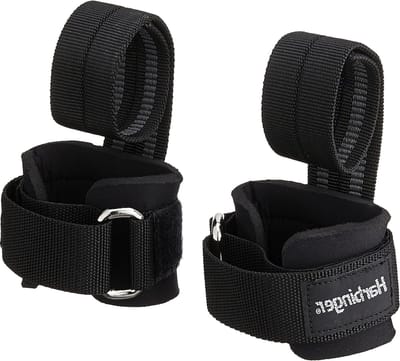 Antislip nylon lifting straps met DuraGrip - verbeterde grip en controle (paar)