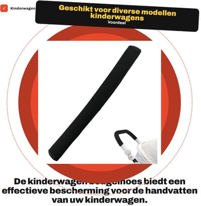 Dailygoods - Kinderwagen Beugelhoes voor Bescherming van Handvatten