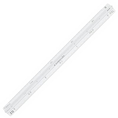 Hoge Precisie Aluminium Driehoekige Schaal Architect - 15cm