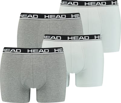 BOXERS Set van 4 hoofd-basisboxerbroeken voor heren, ondergoed, ondergoed