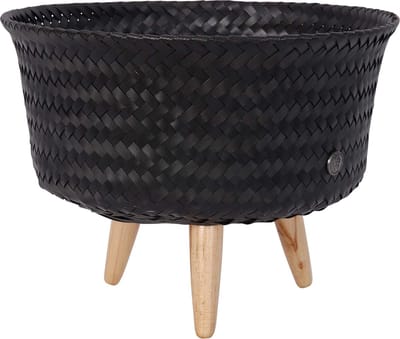 Handed By - Plantenstandaard - Bloempot op poten - SET van 2! - Handed By - UP Low - zwart - black