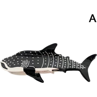 Nieuw Ontwerp Cartoon Marine Haarklemmen Schattige Blauwe Walvis Acetaat Haarklauw Haar Tiara Accessoires Vintage Sieraden Cadeaus black