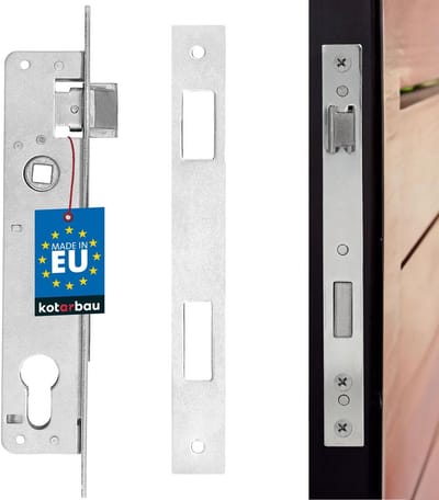 Inbouwslot - Deurslot Cilinder - Deur Beveiliging - Rechts Links Draaiend - 90 / 20mm - Verzinkt