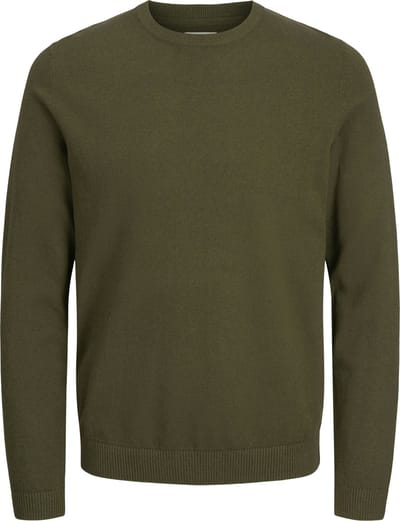 JJREBEL - JREBCALLUM KNIT CREW NECK NOOS - Heren - Gebreide truien