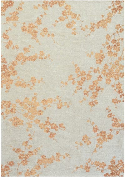 Wasbaar Binnen & Buiten Vloerkleed - 140 x 200 cm - Louis De Poortere Sakura Petal Dew - Laagpolig Tapijt - Gerecycled PET - Made in Belgium - Circulair