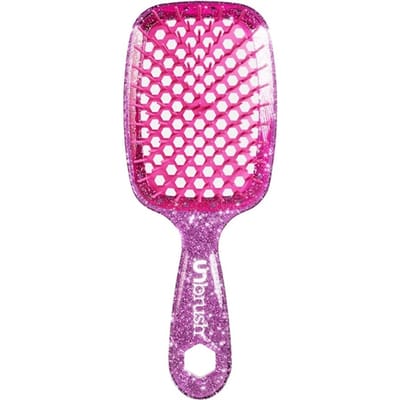 UNbrush Glitter Collection Detangling Hair Brush - Rose Quartz Anti-klit borstels Unisex