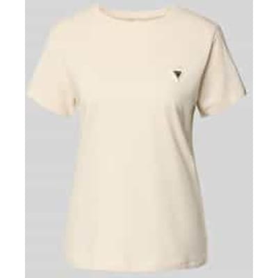 regular fit T-shirt met logo-applicatie model 'Colette'