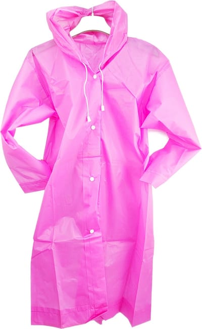 BamBella® - Regenjas Kind Roze - Onesize - 4 tot 9 Jaar - Voor kinderen Regen jas