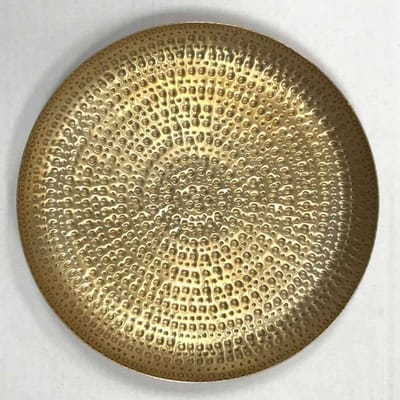 Marokkaans dienblad / decoratie schaal Zana in goud