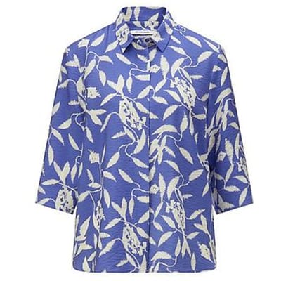 Blouse Van Peter Hahn blauw