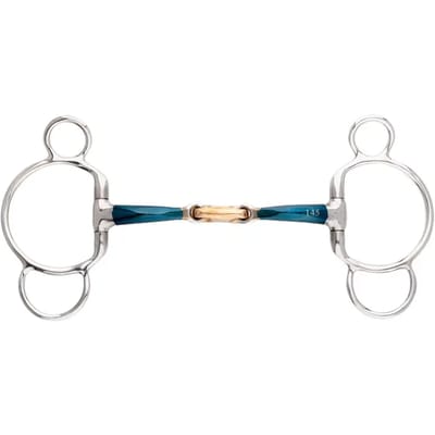 Mors 3 of 4 ringen voor dubbel gebroken bit Kavalkade Ergonomic