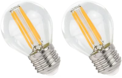Spectrum LED Lamp E27 4W 230V - 500 Lumen - 2700K Warm wit - Gezellig licht - Energiezuinig - 2 stuks
