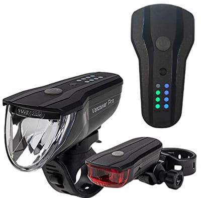 Oplaadbare Fietslamp met 70/30/15 Lux Lichtsterkte voor Fietsverlichting