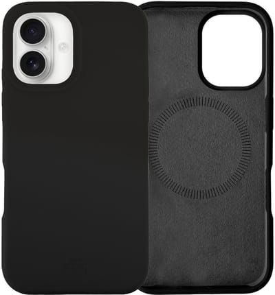 xoxo Wildhearts magnetisch hoesje geschikt voor iPhone 17 MagSafe - Shockproof silicone case (zwart ) - Backcover hoesje - Optimale bescherming - Telefoonhoesje met verhoogde camera rand - Zwart