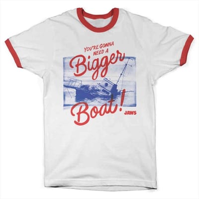 Jaws Heren Tshirt -S- You're Gonna Need A Bigger Boat Wit