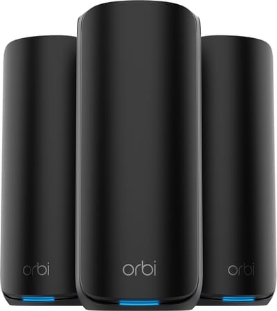Netgear Orbi 870 Series RBE873 - Wi-Fi system - Wi-Fi 7 - desktop - Mesh router 802.11a/b/g/n/ac/ax/be (Wi-Fi 7)
