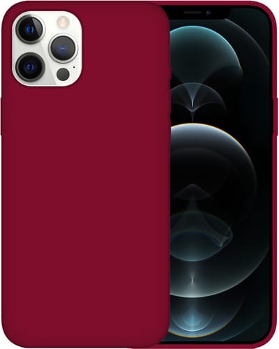 Hoesje geschikt voor iPhone 11 Pro - Backcover - TPU - Bordeaux Rood
