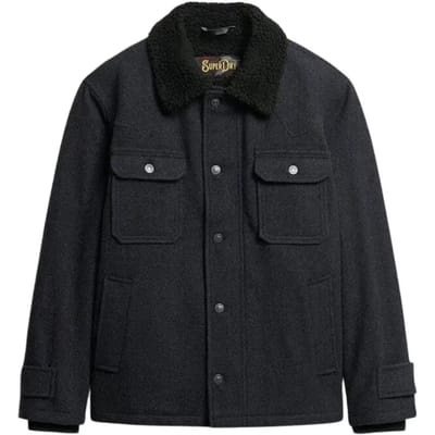 Superdry - The Merchant Store-Wollen Chore jas - Heren - Jassen