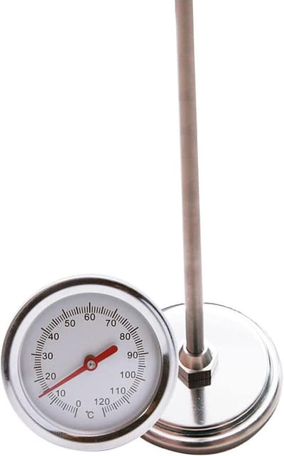 Compostthermometer - Bodemthermometer - Compost Meten - Lange Roestvrijstalen Sonde - 50 cm Sonde