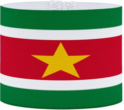 Aanvoerdersband "Suriname" - Maat XS