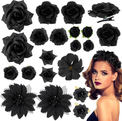 Set van 21 Bloem Haarspelden en Clips voor Dames en Meisjes - Haaraccessoires voor Feest en Bruiloft