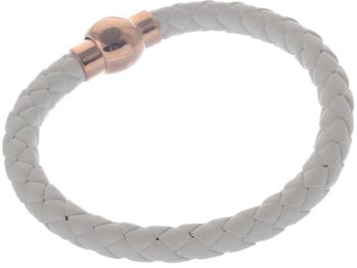 Behave - lichtgrijze armband met magneetsluiting - zachte basistoon