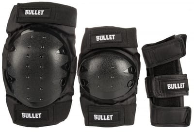Bullet Standard Combo Triple Padset beschermers zwart - Small - Volwassenen