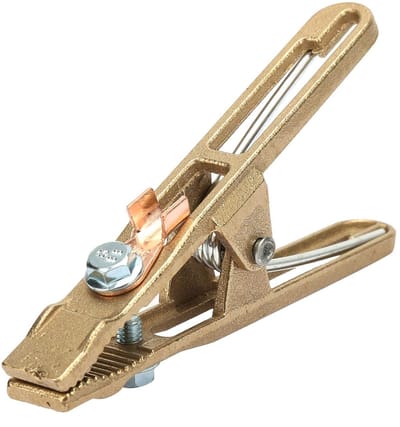 Dailygoods- Aarde Klem 260A - Messing Klem - A-Type Klem - Lasapparatuur - Hoogwaardige Geleidbaarheid - Veilig en Betrouwbaar - Lasclip