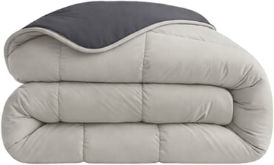 SnoozyBed Earth & Ash - Hoesloos Dekbed Zonder Overtrek - Wasbaar - All year zomerdekbed & winterdekbed - 200x200cm