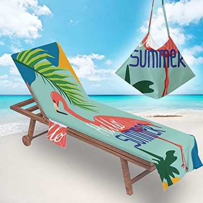 Zomer Hoes voor Strandstoelen met Zakken - Handdoek en Zonnebankhoes voor Buiten