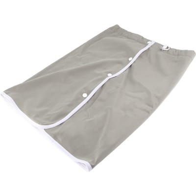 Alèses d'incontinence portables Imperméables Anti-fuites Lavables Réutilisables Jupes menstruelles pour Personnes âgées M gray