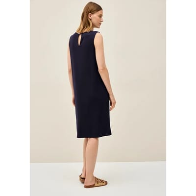 Mouwloze jersey jurk