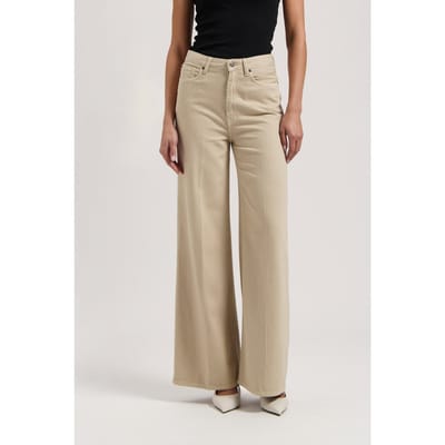 Mud Jeans Sara High Loose Flow Sand Größe: W30L32 | Stoffhosen Outlet | Damen | Braun