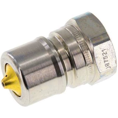 Stalen DN 20 Hydraulische Koppeling Insteeknippel G 3/4 inch Binnendraad Drukontlasting ISO 7241-1 B D 31.4mm