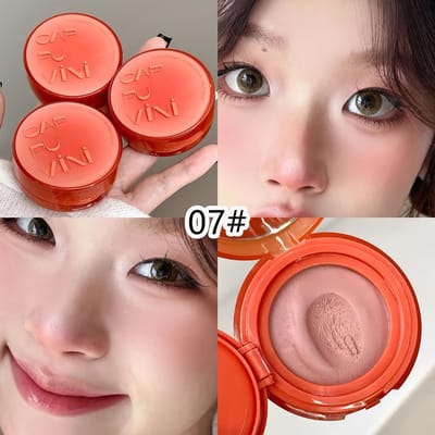 Zachte Glanzende Blush Crème Mod Roze Roos Verhelderend Langhoudend Hydraterend Wang Kleurstof Gezicht Rouge Hoge Pigmentatie