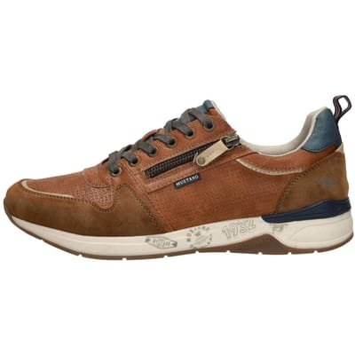 Mustang Sneakers Laag Sneakers Laag - Cognac - Maat 41