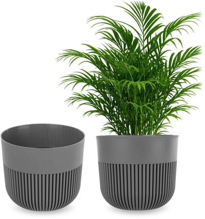 KADAX Bloempot Alia 19 donkergrijs