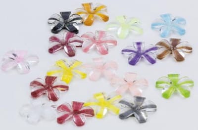Resin Flowers, Blossom, Mix Colors