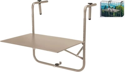 ProGarden-Balkontafel-mattaupe