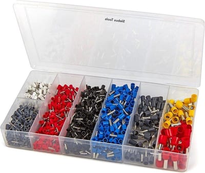 Slebus Tools - Adereindhulzen assortimentsdoos - 1200-delig - Kabelschoenen - Adereindhuls - Adereindhulstang