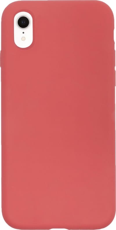 BMAX Siliconen hard case hoesje geschikt voor Apple iPhone Xr / Hard Cover / Beschermhoesje / Telefoonhoesje / Hard case / Telefoonbescherming - Roze
