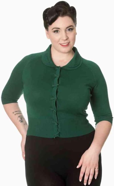 Dancing Days - April Cardigan - S - Groen