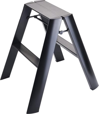 Hasegawa Design Trapladder - Zwart - 2-staps - Lucano ML