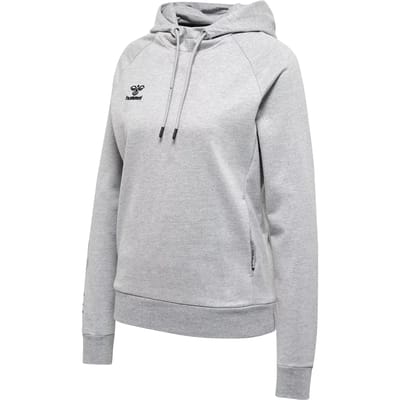 Katoenen damessweatshirt met capuchon Hummel Move Grid