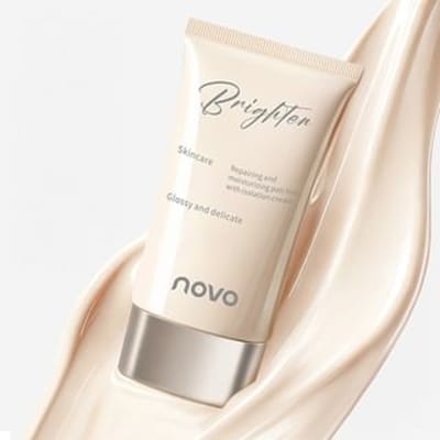 NOVO - Repairing & Moisturizing Primer Cream - 2 Colors 02# Soft Purple - 40g