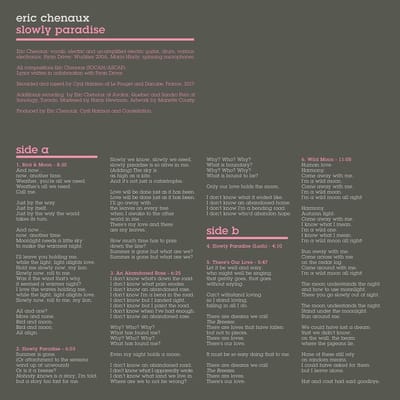 Eric Chenaux - Slowly Paradise (CD)