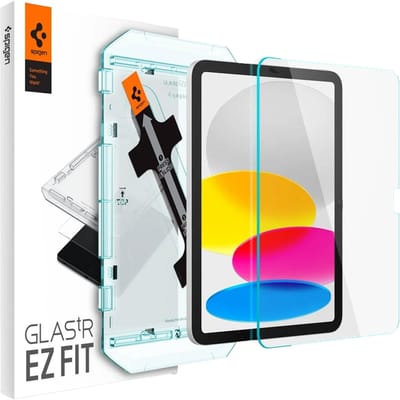 Spigen GLAStR EZ Fit Screenprotector + Applicator voor de Apple iPad 11 (2025) 11 inch A16 / iPad 10 (2022) 10.9 inch