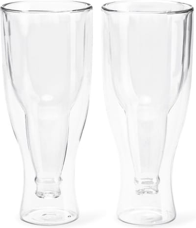 Balvi Gravity Bierglazen - Kristal - 400 ml
