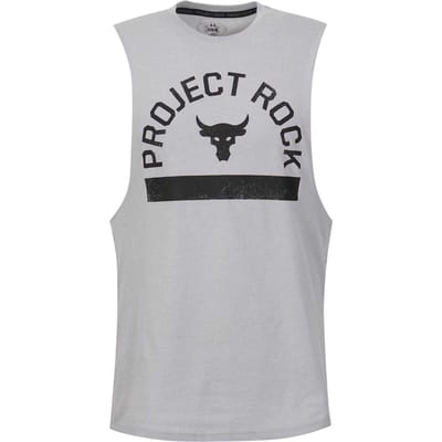 Under Armour Heren Project Rock Graphic Tanktop (Grijs)