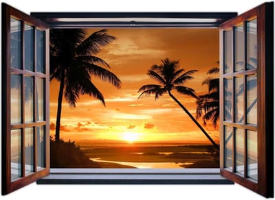 Beach Path Sea Sand Photo Wallcovering